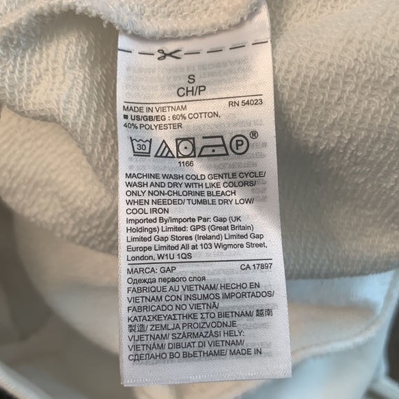 GAP Bell Sleeve Pullover Crewneck Sweatshirt - Picture 5 of 5